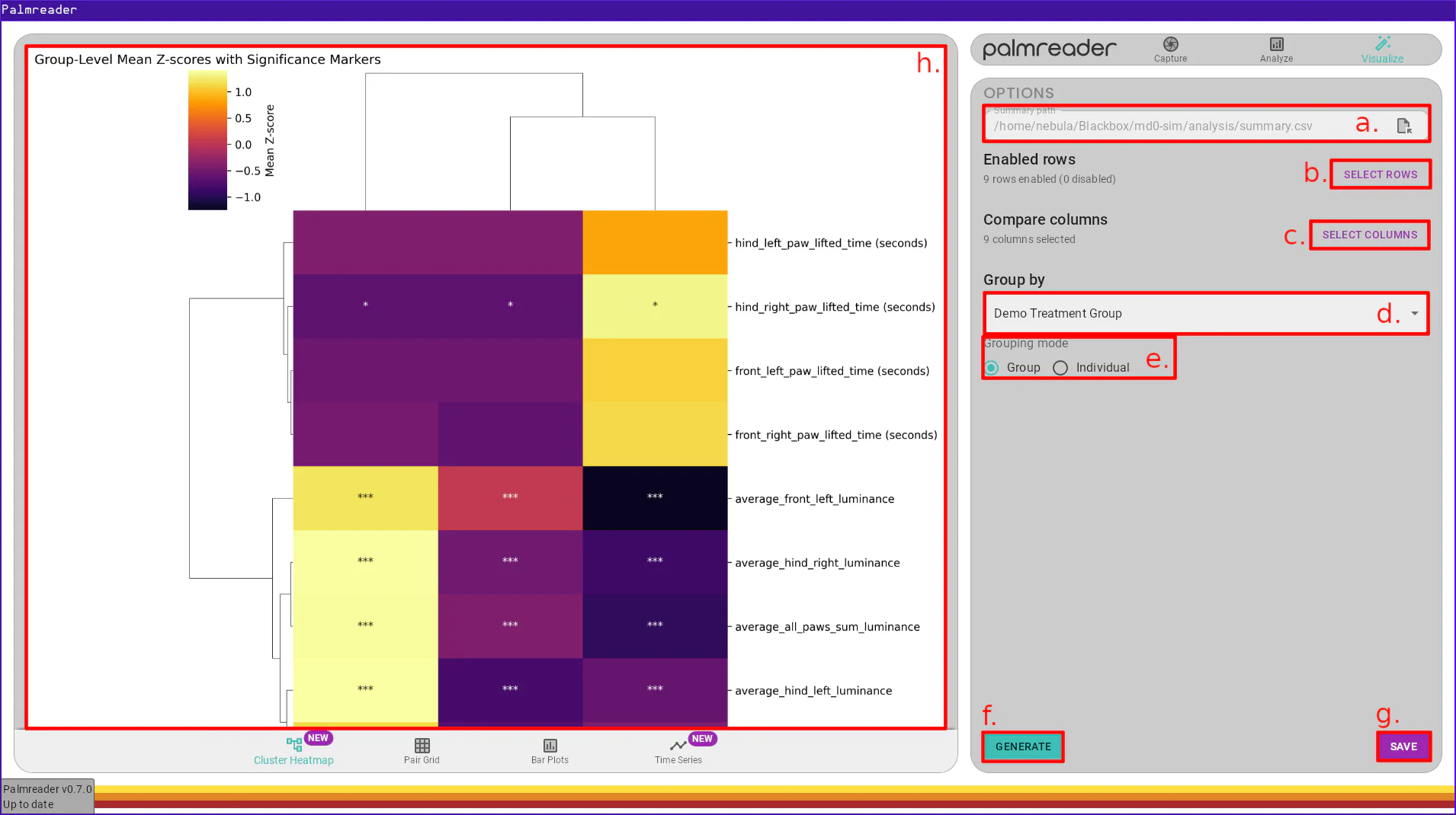 Annotation Cluster Heatmap Page